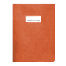 Protège-Cahier En Pvc Lino 17x22, Orange - Purple