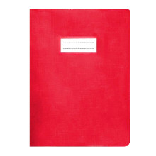 Protège-Cahier En Pvc Lino 17x22, Rouge - Purple