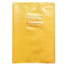 Protège-Cahier En Pvc Lino 24x32, Jaune - Purple