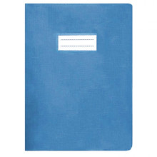Protège-Cahier En Pvc Lino A4, Bleu - Purple