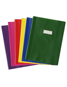 Protège-Cahier en PVC Lino A4 - Purple