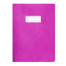 Protège-Cahier En Pvc Lino A4, Rose - Purple