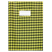 Protège-Cahier En PVC Vichy A4, Jaune - Purple