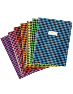 Protège-Cahier en PVC Vichy A4 - Purple