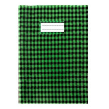 Protège-Cahier En PVC Vichy A4, Vert - Purple