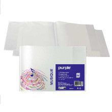 Protège-Cahier Musique En PVC, Transparent - Purple