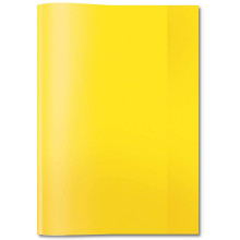 Protège-Livre en Pvc Cristal, Jaune - Purple