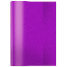 Protège-Livre en Pvc Cristal, Violet - Purple