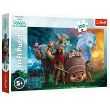 Puzzle 100 Pcs, Disney Raya Et Le Dernier Dragon - Trefl