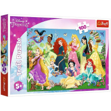 Puzzle 100 Pcs, Princesses Charmantes - Trefl