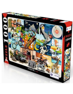 Puzzle 1000 pcs, Yasam - Adam Games