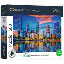 Puzzle 1500 pcs, Réflexion Urbaine, Perth, Australie - Trefl Prime