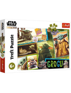 Puzzle 160 pcs, Star Wars Grogu - Trefl