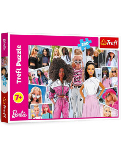 Puzzle 200 pcs, Barbie - Trefl