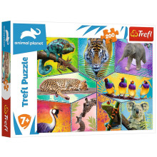 Puzzle 200 Pcs, Dans Un Monde Exotique - Trefl