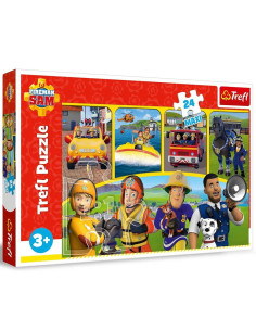 Puzzle 24pcs Maxi Fireman Sam - Trefl