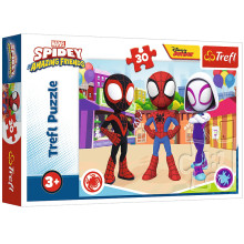 Puzzle 30 Pcs, Les Aventures De Spiday Et Ses Amis - Trefl