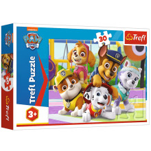 Puzzle 30 Pcs, Paw Patrol Toujours à L'heure - Trefl