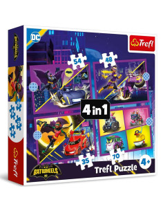 Puzzle 4en1 Batwheels - Trefl