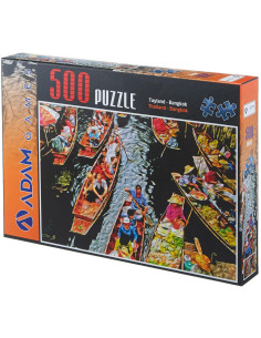 Puzzle 500pcs, Thailand Bangkok - Adam Games