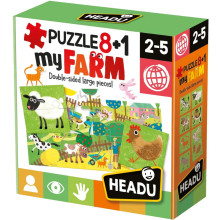 Puzzle 8+1 My Farm - HEADU