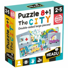Puzzle 8+1 The City - HEADU