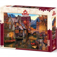 Puzzle d'Art "Canal-Length Houses" 2000pcs - Code. 5476