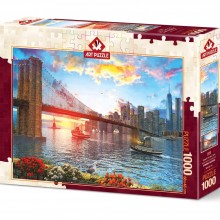 Puzzle d'Art "Sunset On New York" 1000pcs - Code. 5185