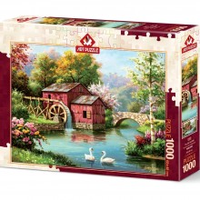 Puzzle d'Art "The Old Red Mill" 1000pcs - Code. 5188