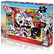 Puzzle Dalmatian Street, Ks Games 100pcs