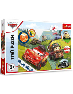 Puzzle Disney 24pcs Maxi Cars - Trefl