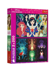 Puzzle Disney 2x200 pcs, Enchanting princesses - Trefl