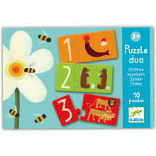 Puzzle Duo - Chiffres - Djeco