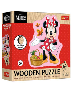 Puzzle en Bois 50 pcs Happy Minnie - Trefl