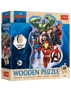 Puzzle en Bois 50 pcs Marvel Avengers - Trefl