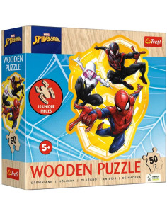 Puzzle en Bois 50 pcs Marvel Spiderm-Man - Trefl