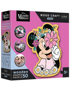 Puzzle en Bois Junior 50 pcs Disney, Minnie Mouse - Trefl