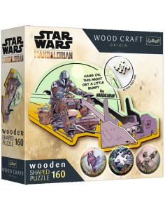 Puzzle en Bois Origin 160 pcs Star Wars The Mandalorian - Trefl