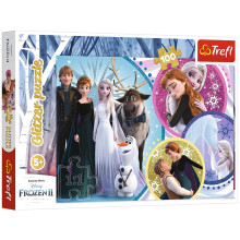 Puzzle Glitter 100 Pcs, Dans La Lueur De L'amour - Trefl