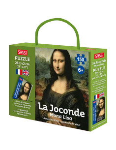 Puzzle La Joconde + Livre Educatif, 150 Pcs - Sassi