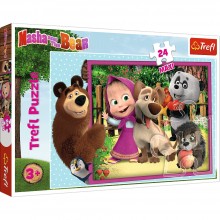 Puzzle Masha and The Bear 24pcs Maxi - Trefl