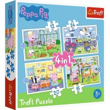 Puzzle Peppa Pig 4en1 - Trefl