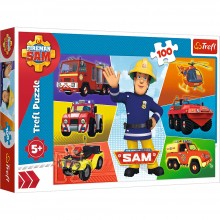 Puzzle Sam Le Pompier 100pcs - Trefl