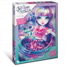 Puzzle Scintillant Isadora et Aura 200pcs, Nebulous Stars - Réf.11662