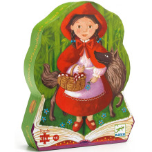Puzzle Silhouette Le Petit Chaperon Rouge - Djeco
