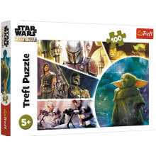 Puzzle Star Wars 100 Pcs, Bébé Yoda - Trefl