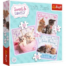 Puzzle Sweet & Lovely 3en1 - Trefl