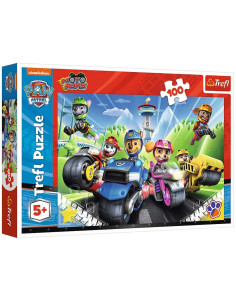 Puzzle Trefl 100Pcs Paw Patrol Motorbikes - Réf.16430
