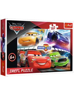 Puzzle Trefl 160Pcs Cars, Piston Cup - Réf.15356