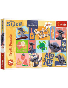 Puzzle Trefl 200 Pcs Disney Stitch The Movie - Réf.13331